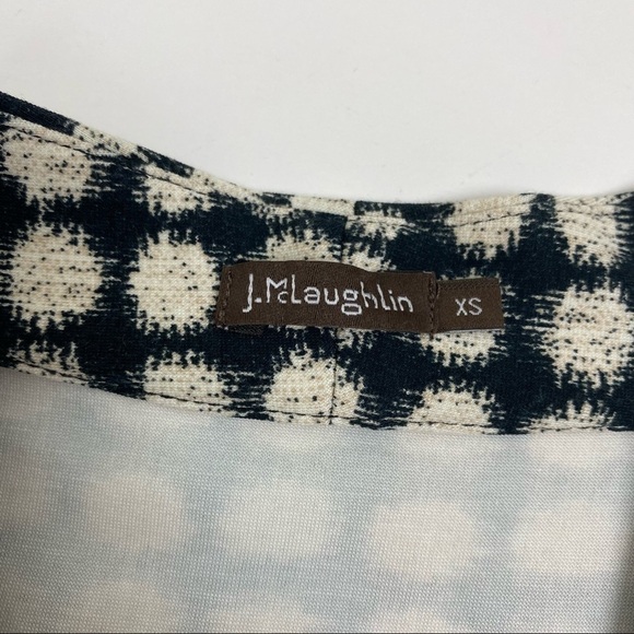 J. McLaughlin Dress print office work or casual XS - Picture 6 of 6